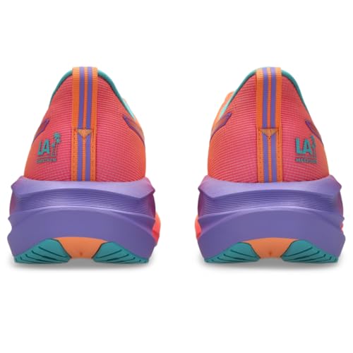 ASICS Unisex NOVABLAST 5 Running Shoes, 12M / 13.5W, Mojave/Amethyst
