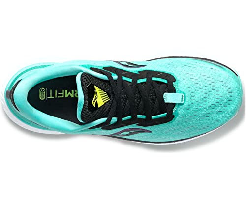 Saucony Women's Triumph 19 Running Shoe, Cool Mint/Acid, 6
