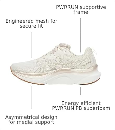 Saucony Women's Tempus 2 Sneaker, Almond, 7