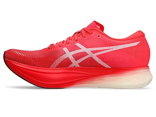 ASICS Unisex METASPEED Edge+ Running Shoes, 9.5M / 11W, Diva Pink/White