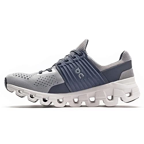 ON Mens Cloudswift Textile Synthetic Alloy Eclipse Trainers 7.5 US