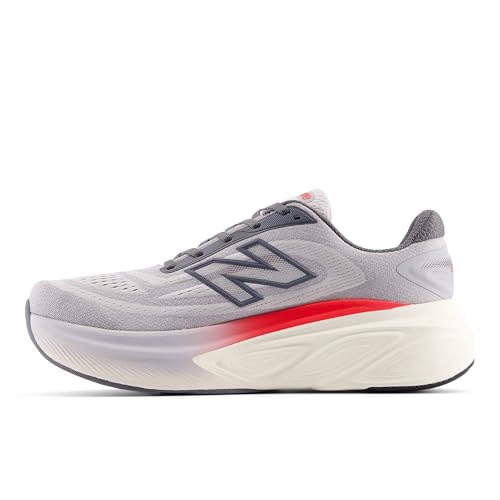 Men's New Balance Fresh Foam X More v6 Running Shoes in Grey Matter/True Red/Castlerock product image