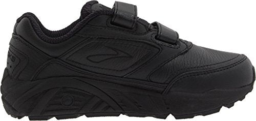Brooks Women's Addiction Walker V-Strap Walking Shoe,Black,6.5 D