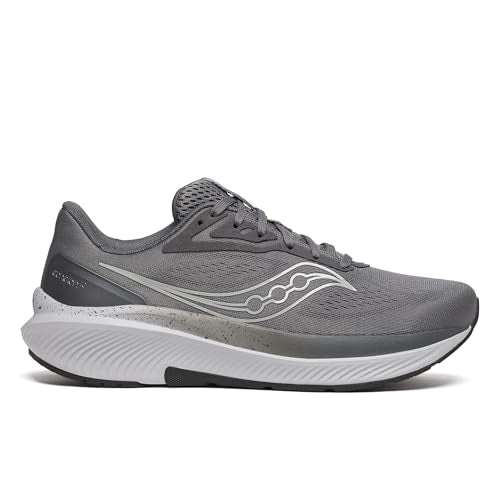 Saucony Men's Echelon 10 Sneaker, Grey, 10.5 Wide