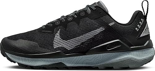 Nike Wildhorse 8 Men's Trail Running Shoes (DR2686-001,Black/Wolf Grey-Cool Grey-White) - Size 6 - product image
