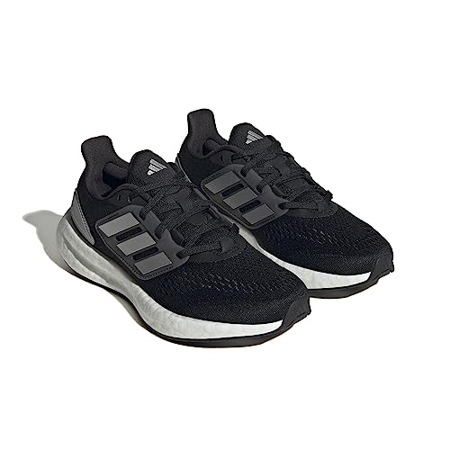 Adidas Unisex-Child Pureboost 22 Core Black/Silver Metallic/Carbon 4