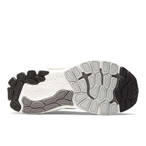 New Balance Women's Fresh Foam X 860 V13, Black/White/Castlerock, 8.5 Narrow