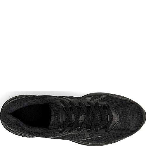 Saucony Men's Cohesion 11 Running Shoe, Black, 7 Medium US