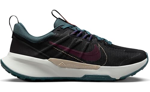 Nike Women's WMNS Juniper Trail 2 Nn Low, Black Night Maroon Deep Jungle, 7 US
