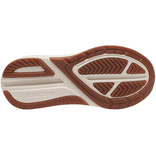Saucony Women's Echelon 10 Sneaker, Rye/Gum, 7 Wide