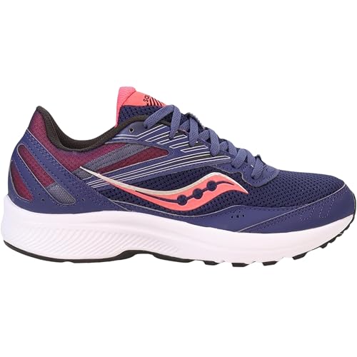 Saucony Women's Cohesion 15 Running Shoe, Cobalt/Punch, 9