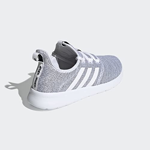 adidas Women's Cloudfoam Pure 2.0 Running Shoe, White/White/Black, 6