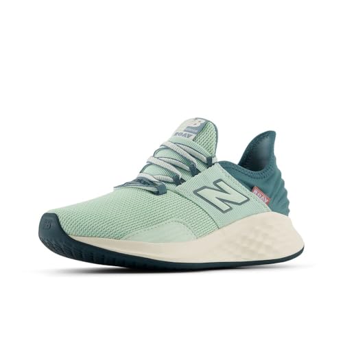 New Balance Women's Fresh Foam Roav Running Shoe, Cosmic Jade/Salt Water, 7