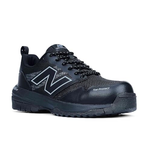 Men's New Balance Quikshift Composite Toe Industrial Work Shoes in Black/Black/Black alternate view 7