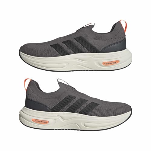 adidas Men's Cloudfoam Cuxxion - Sock, Charcoal/Carbon, 13