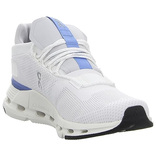 Cloudnova Mens Running Shoes (White/Blue), 9.5