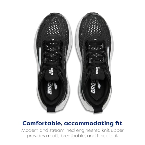 Brooks Women’s Glycerin GTS 23 Supportive Running Shoe - Black/Grey/White - 9 Medium