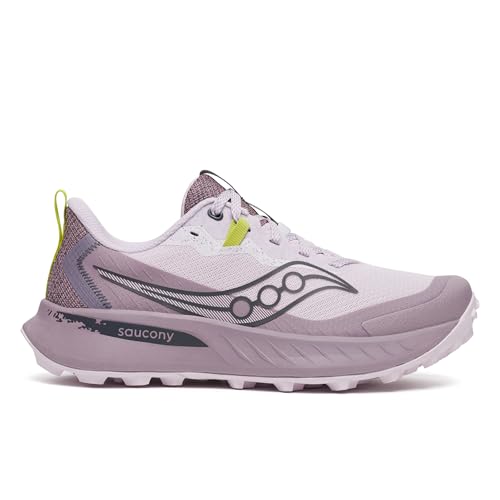 Saucony Women's Peregrine 15 Sneaker, Bloom/Quail, 8