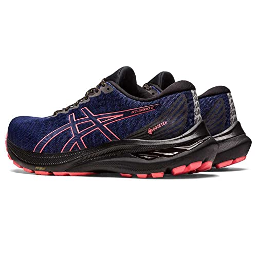 ASICS GT 2000 11 G-TX Scarpe Running da Strada per Donna, Black Indigo Blue, 6 AU