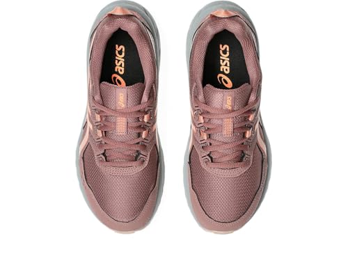 ASICS Kid's PRE Venture 9 Grade School Trail Running Shoes, 6.5, Rubble RED/Fawn
