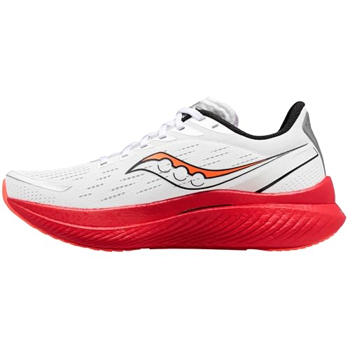Saucony Women's Speed 3 Running Shoe, White/Black/Vizi, 11