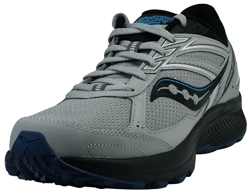 Saucony Men's Cohesion TR14 Trail Running Shoe, Alloy/Cobalt, 13