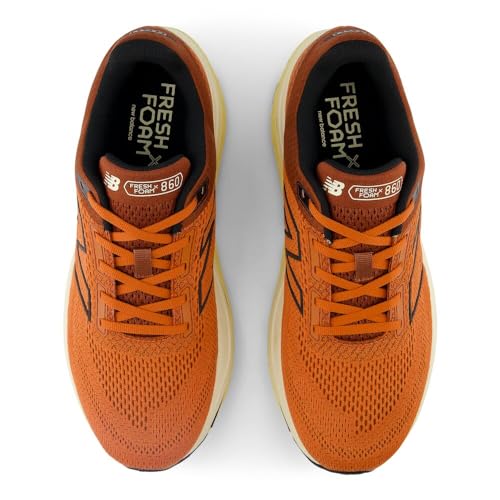 New Balance Men's Fresh Foam X 860 V14 Running Shoe, Infield Clay/Relic Brown/Black, 10.5