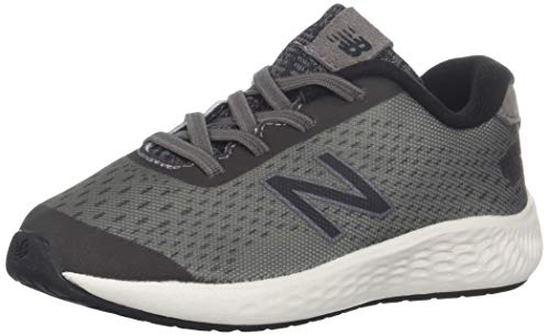 New Balance Kid's Fresh Foam Arishi NXT V1 Bungee Running Shoe, Dark Gull Grey/Black, 5.5 M US Big Kid (8-12 Years)