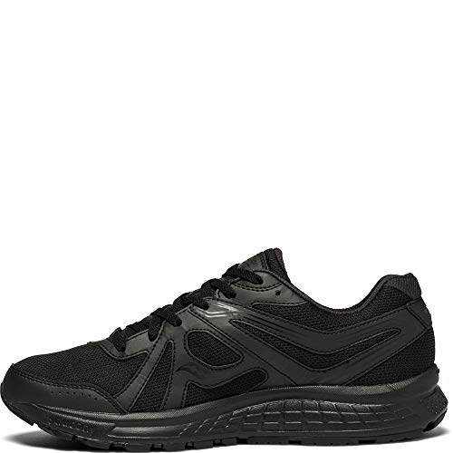 Saucony Men's Cohesion 11 Running Shoe, Black, 7 Medium US