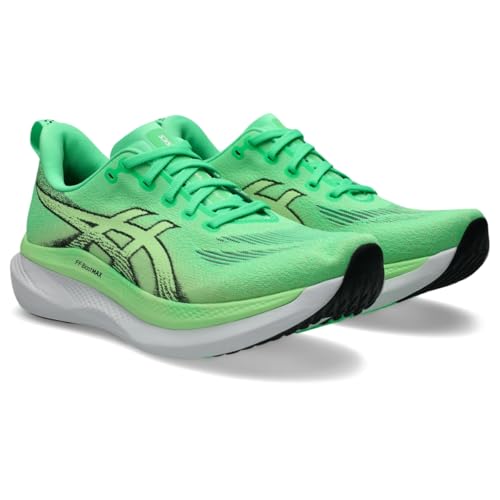 ASICS Men's GLIDERIDE MAX 2 Running Shoes, 9, Vital Green/Black