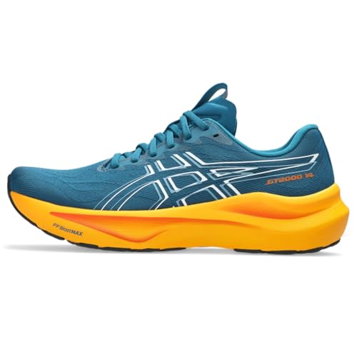 ASICS Men's GT-2000 14 Running Shoes, 10, Dark Teal/White