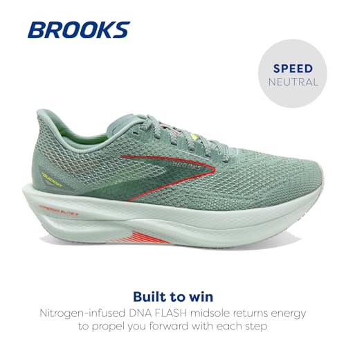 Brooks Unisex Hyperion Elite 3 Running Shoe for Men & Women - Blue Surf/Cherry/Nightlife - 7 Medium