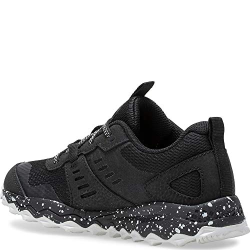 Saucony Boy's Peregrine 10 Shield Sneaker, Black, 3.5 Big Kid