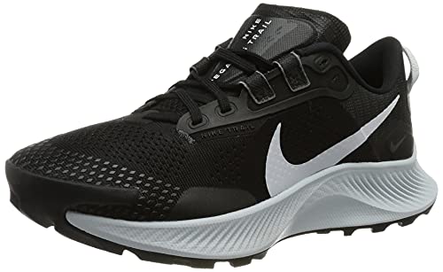 Nike Women's Pegasus Trail 3 Trainers, Black Pure Platinum Dk Smoke Grey, 8.5 Women