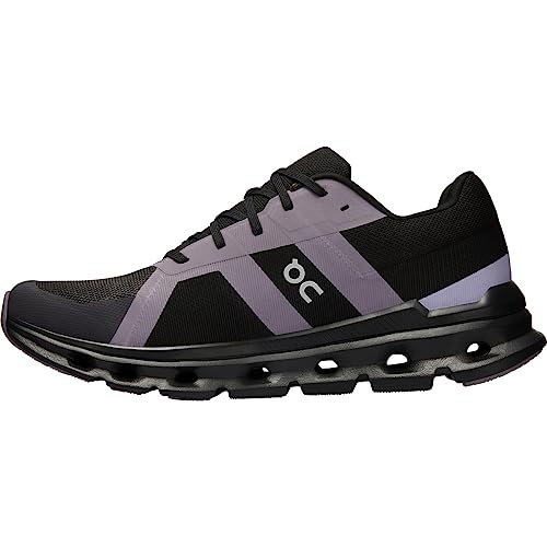 On Men's Cloudrunner Sneakers, Iron/Black, 10 Medium US