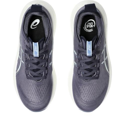 ASICS Women's Gel-Nimbus 27 Running Shoe, 10, Indigo Fog/Cool Grey