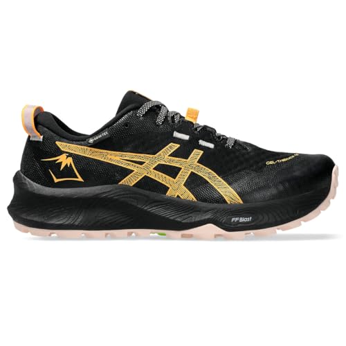 ASICS Women's Gel-Trabuco 12 GTX Trainers, Black Stadium Orange, 39.5 EU