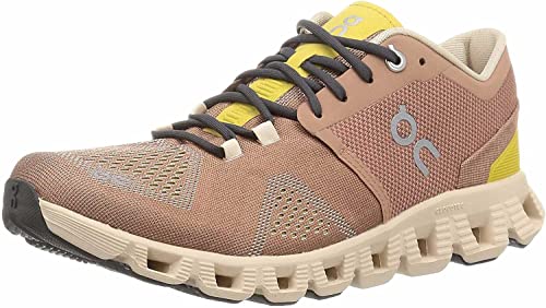 On Running Womens Cloud X Textile Synthetic Mocha Sand Trainers 9.5 US