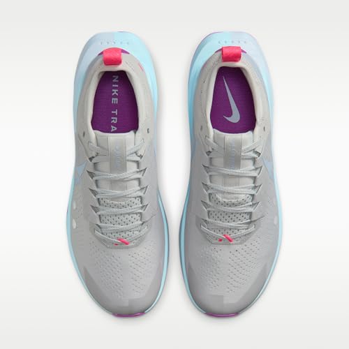 Nike Zegama 2 Men's Trail Running Shoes (Photon Dust/Glacier Blue/Hyper Pink/Hydrogen Blue) Size 13 - alternate view 4