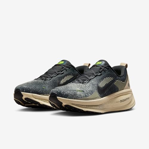 Nike Vomero 18 Men's Road Running Shoes (Oatmeal/Anthracite/Volt/Black) Size 8