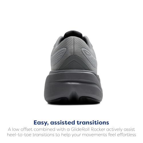 Brooks Men’s Ghost Max 3 Neutral Running & Walking Shoe - Primer Grey/Ebony - 9.5 Medium
