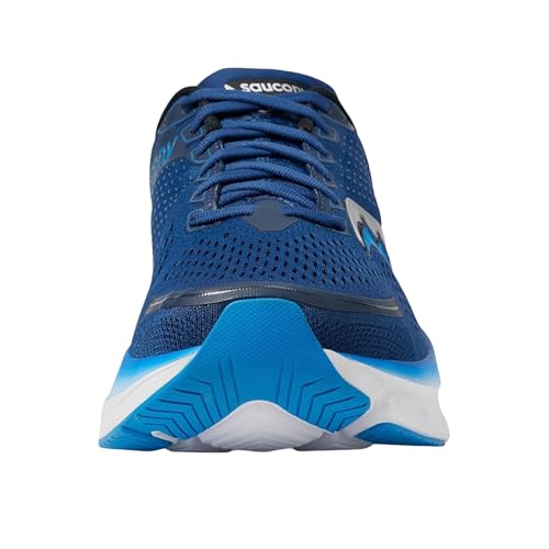 Saucony Men's Guide 17 Sneaker, Navy/Cobalt, 12.5