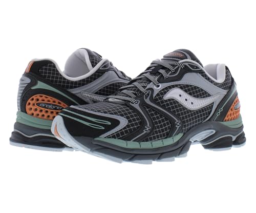 Saucony ProGrid Triumph 4 Unisex Shoes Size 12, Color: Shadow/Silver/Black
