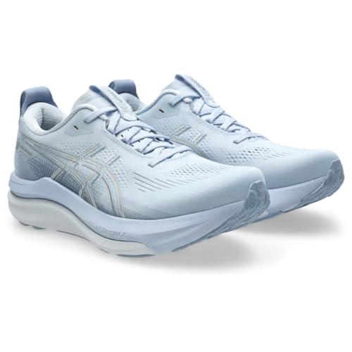 ASICS Women's Gel-Kayano 33 Running Shoes, 8, Solid AIR/Soft Sky