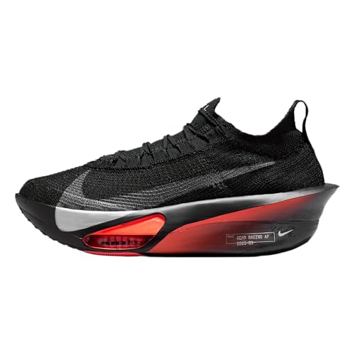 Nike AlphaFly 3 Men's Road Racing Shoes (Black/Bright Crimson/Wolf Gray/Metallic Silver) Size 10.5