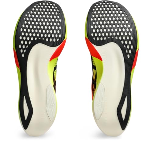 ASICS Unisex METASPEED Edge Running Shoes, 11.5M / 13W, Safety Yellow/Black