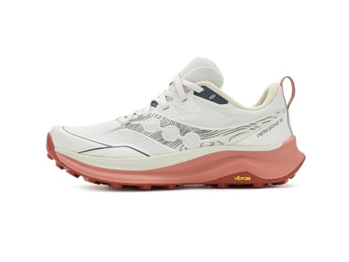 Saucony Women's Peregrine 16 Sneaker, Quartz/Canyo, 7.5