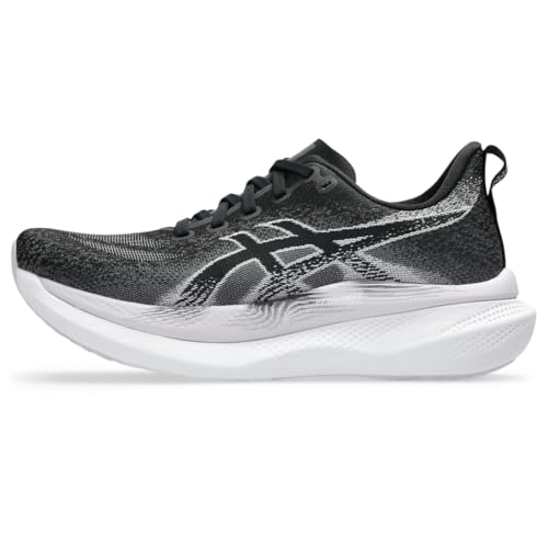 ASICS Women's GLIDERIDE MAX 2 Running Shoes, 8, Black/Lilac HINT