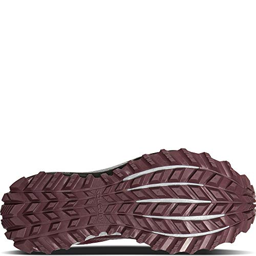 Saucony Women's Peregrine 8 Running Shoe, Wine/Beach, 8.5 Medium US