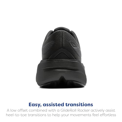Brooks Women’s Ghost Max 3 Neutral Running & Walking Shoe - Black/Black/Ebony - 8 Medium